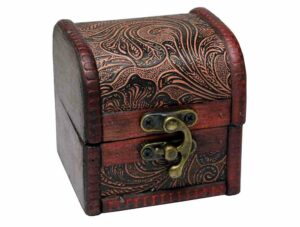 Box Wooden Chest 8X8X8cm