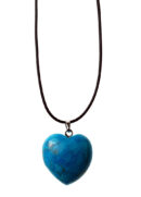 Necklace Stone Heart Howlite
