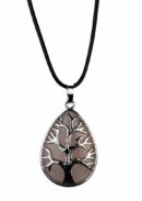 Necklace Tree Rose Quartz