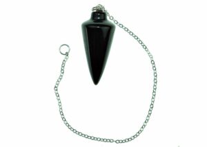Pendulum Black Obsidian Cone