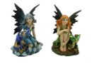 Fairy With Dragon Set Of 2