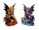 Fairy With Dragon Set Of 2