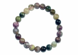 Bracelet Beaded Tourmaline 8mm