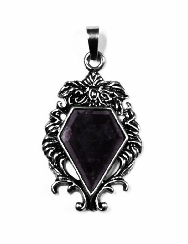 Pendant Amethyst Gothic Style