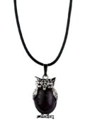 Necklace Owl Amethyst