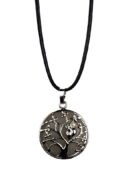 Necklace Owl On Tree Rose Qtz