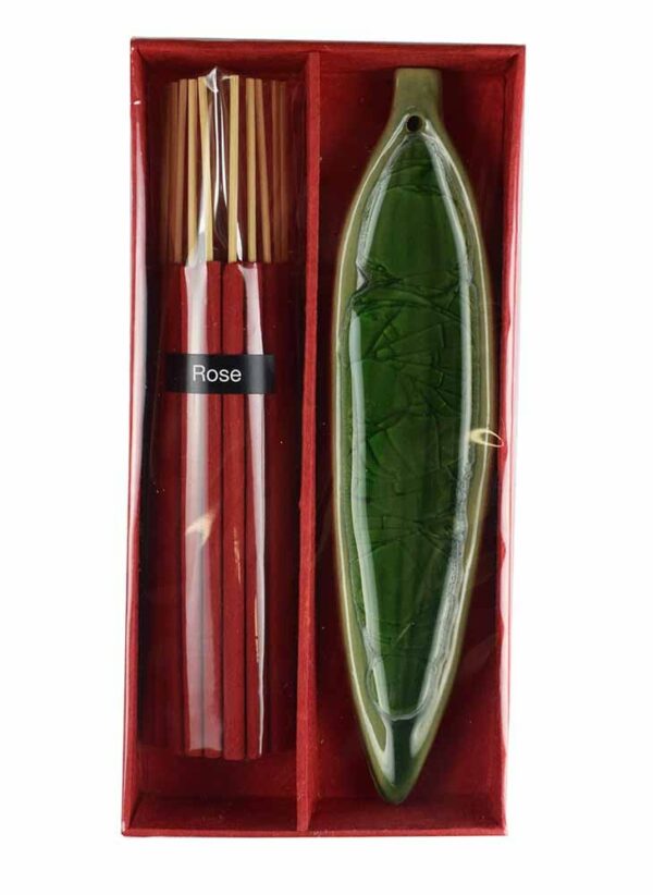 Incense Rose With Leaf