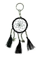 Dream Catcher Keyring Black