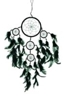 Dream Catcher Black 4 Circles