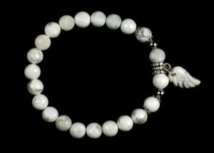 Bracelet  Howlite Wing