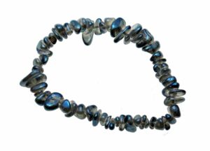 Bracelet Rounded Chip Blue Aura