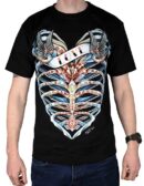 T-Shirt Love Heart Glow In The Dark (Various Sizes)