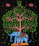 Bedspread Double Elephant Tree