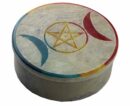 Soapstone Box 3" Angel