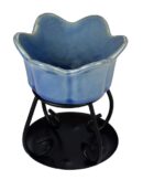 Oil Burner Ceramic Tulip Blue