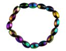 Bracelet Rainbow Magnetic Hematite Rice Shape