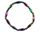 Bracelet Rainbow Magnetic Hematite S Shape
