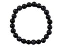 Bracelet Blue Fluss 8mm Beads