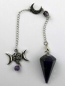 Pendulum Triple Moon Amethyst