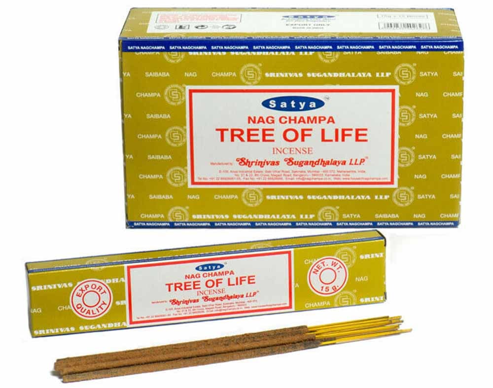 Tree of Life - Nag Champa Satya Incense Sticks