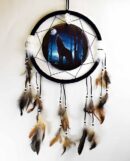 Dream Catcher Wolf 13 Inch
