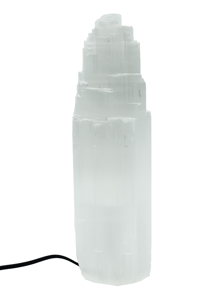 Selenite Lamp 35cm