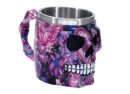 Tankard Skull Flowery