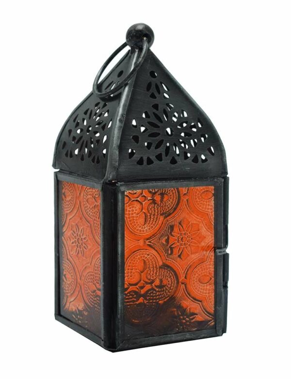 Lantern Candle Holder Red