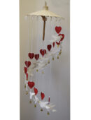 Mobile Dove With Red Heart