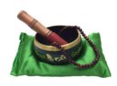 Singing Bowl Buddha 11cm Green
