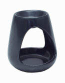Oil Burner Ceramic Black 4"