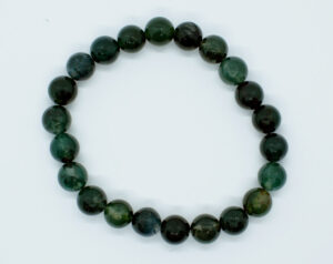 Bracelet 8mm Bead Moss Agate