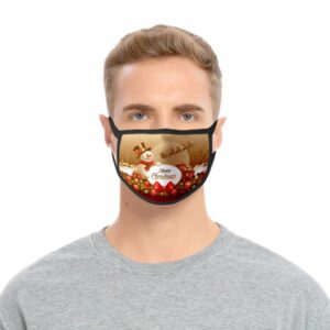 Mask Xmas Snowman 2PCS