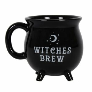 Cauldron Mug Black Witches Brew