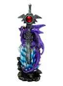 Dragon With Sword Purple