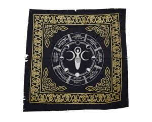 Altar Cloth Triple Moon 60X60cm