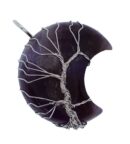 Pendant Moon Amethyst Tree of Life