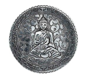 Cone Holder Aluminium Buddha