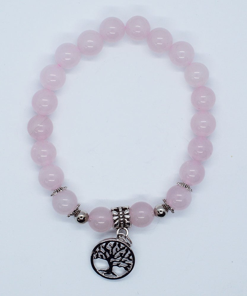 Bracelet Rose Quartz Tree of L