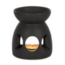 Oil Burner Triple Moon Black