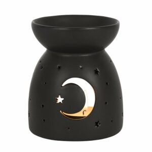 Oil Burner Mystical Moon Black