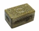 Box Wooden Triple Moon 5X3 In