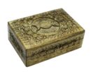 Box Wooden Triple Moon 7X5 Inch