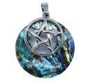 Pendant Donut Penta Abalone