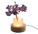 Tree Chip Amethyst on LED