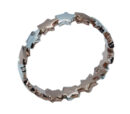 Silver Ring Stars 2Tone Rose