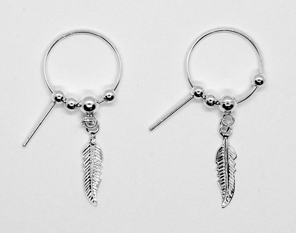 Silver Earring Dream Catcher