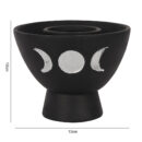 Bowl Smudge Stick Triple Moon