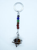Keyring Merkaba Tiger Eye