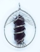 Pendant Amethyst Wand TOL Oval